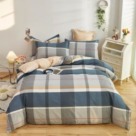 Cotton Single And Double Student Dormitory Three Piece Quilt Cover (Option: Mystic Rock-Twin 4piece set180x220)