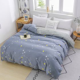 Quilt Cover Single Wholesale Pure Cotton Single Double Student Dormitory Three-piece Set (Option: Romantic astrology-Double Quilt Cover 220x 240cm)