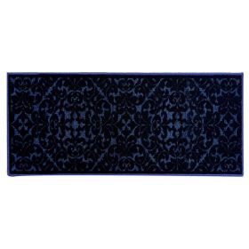 Myla Collection (Color: Navy, size: 96" x 120" Rectangle)