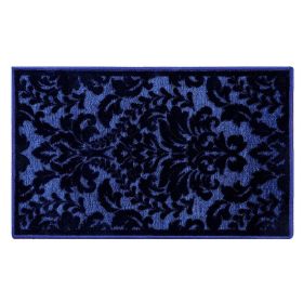 Nyla Collection (Color: Navy, size: 20" x 34" Rectangle)