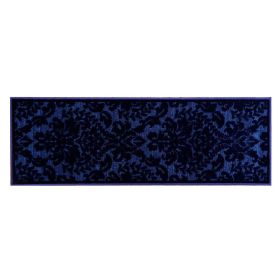 Nyla Collection (Color: Navy, size: 20" x 60" Runner)