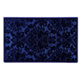 Nyla Collection (Color: Navy, size: 26" x 42" Rectangle)