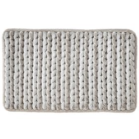 Christa Collection (Color: Sand, size: 17" x 24" Rectangle)