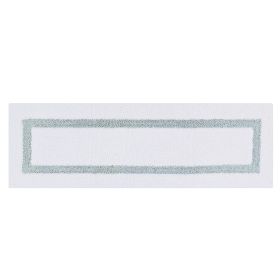 Hotel Collection (Color: White/Blue, size: 20" x 60" Rectangle)