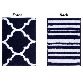 Marrakesh Collection (Color: Navy, size: 17" x 24" Rectangle)