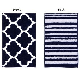 Marrakesh Collection (Color: Navy, size: 21" x 34" Rectangle)