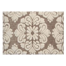 Medallion Collection (Color: Beige/Natural, size: 17" x 24" Rectangle)