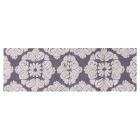 Medallion Collection (Color: Gray/Natural, size: 20" x 60" Runner)