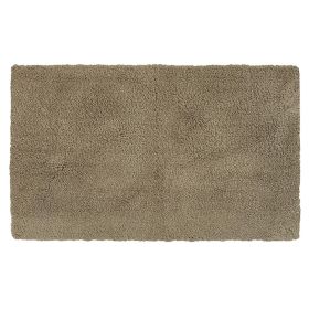 Micro Plush Collection (Color: Beige, size: 21" x 34" Rectangle)