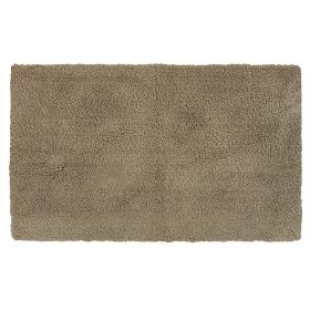 Micro Plush Collection (Color: Beige, size: 24" x 40" Rectangle)