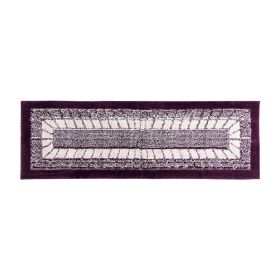 Radiance Collection (Color: Burgundy, size: 20" x 60" Runner)