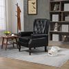 COOLMORE Wood Frame Armchair, Modern Accent Chair Lounge Chair for Living Room