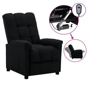 Recliner Black Fabric (Color: Black)