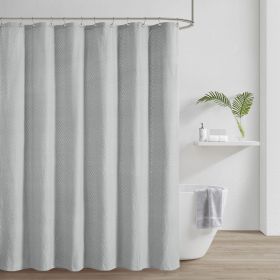 Matelasse Shower Curtain (Color: as Pic)