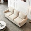 Linen Fabric Upholstery with Storage Sofa