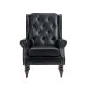 COOLMORE Wood Frame Armchair, Modern Accent Chair Lounge Chair for Living Room