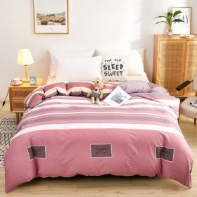 Quilt Cover Single Wholesale Pure Cotton Single Double Student Dormitory Three-piece Set (Option: To new world-single 3piece set150x200)