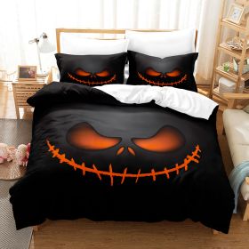 Halloween Series Bed Sheet Holiday Bedding Three-piece Set (Option: 6style-180 × 200)